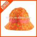 Cheap and fashion tie dyed bucket hat with logo patch